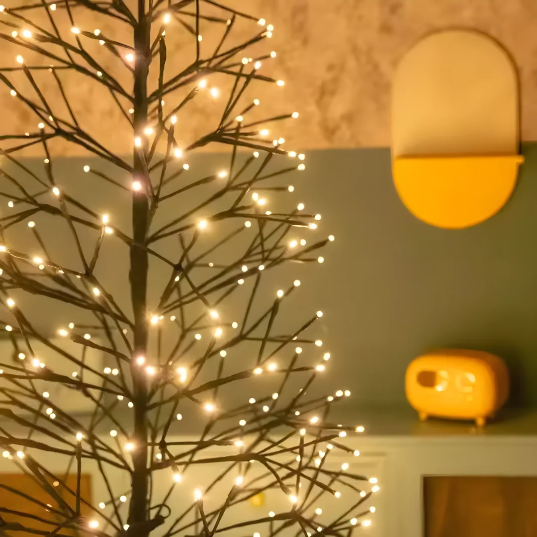 Árvore Cintilantes LEDs Embutida - Ideal para sua Decoração ✨