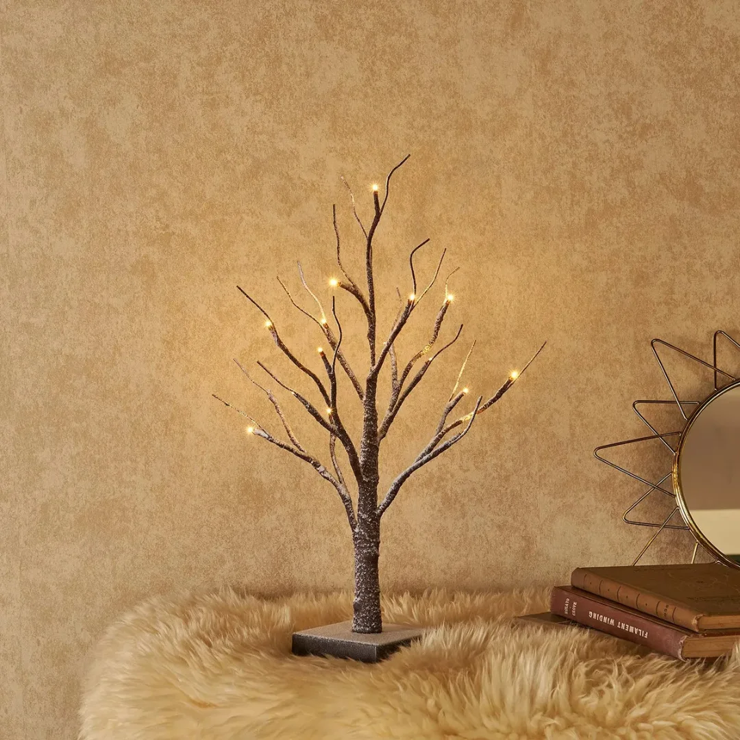 Árvore de Natal Decorativa Premium com Toque Invernoso
