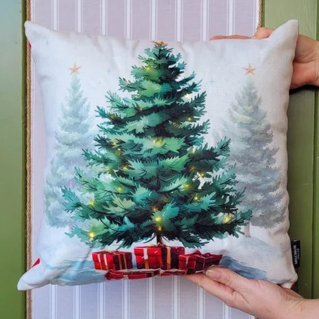 Almofadas Natalinas com LED 45cm – Decoração de Natal