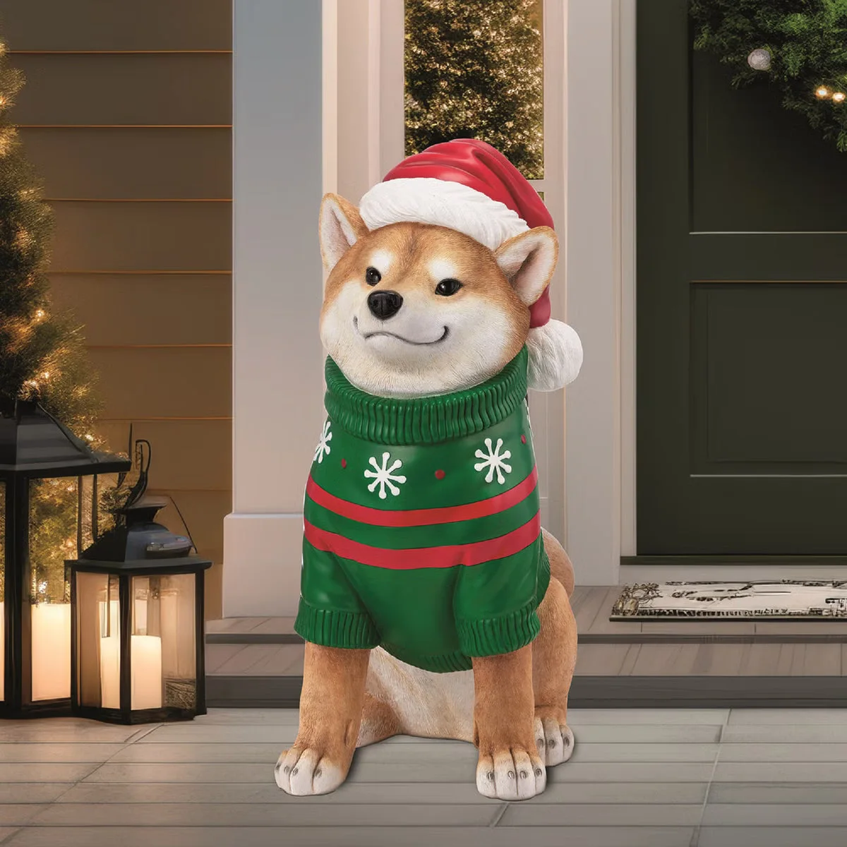Cachorro Decorativo de Natal – Enfeite Natalino
